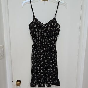 Liberty Love Black Floral Mini Dress